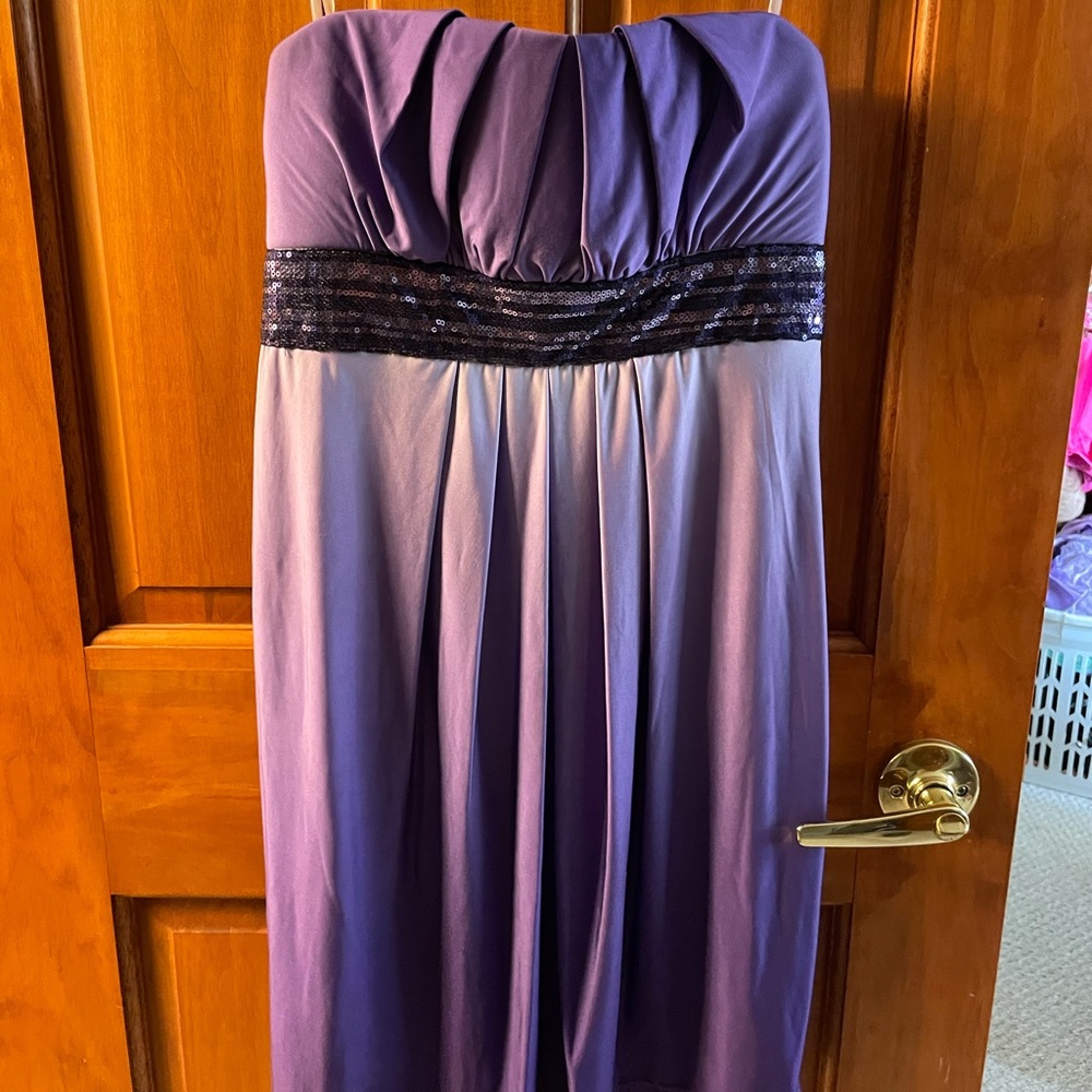 Purple Short Dress